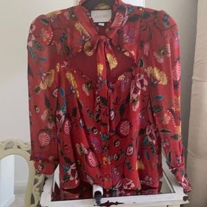 Alexis silk blouse